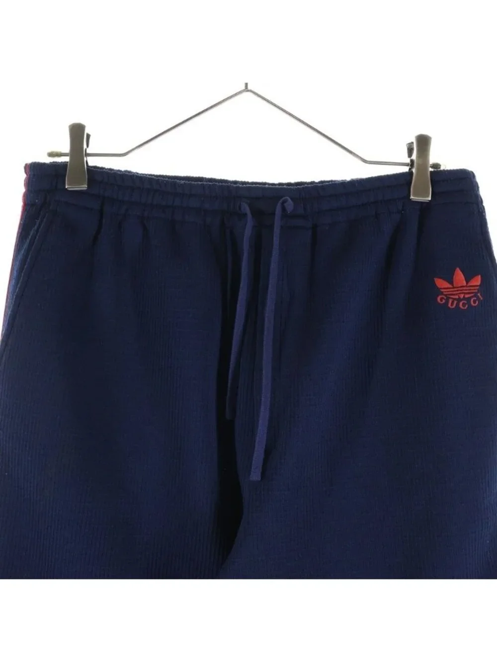 Gucci Adidas Logo Embroidery Easy Track Pants Navy Zajrv
